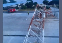 Τουρκία: Η στιγμή που αεροσκάφος συγκρούεται σε ιστό ραντάρ στο αεροδρόμιο της Αττάλειας