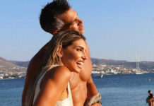 Αθηνά Οικονομάκου: Η εξόρμηση με σκάφος στην Αντίπαρο μετά τον γάμο