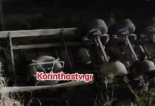 Ανατροπή νταλίκας στην Κορίνθου – Πατρών, τραυματίστηκε ο οδηγός