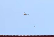 Φωτιά στον Άγιο Δημήτριο Κοζάνης – Ρίψεις νερού από ελικόπτερο