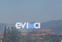 Φωτιά στην Επισκοπή Κύμης στην Εύβοια – Μήνυμα του 112 «απομακρυνθείτε προς Βρύση»