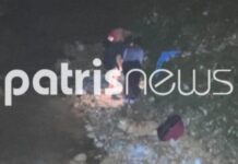 Ηλεία: Μεγάλη επιχείρηση διάσωσης 4 πεζοπόρων που χάθηκαν στο φαράγγι Σιπρένη