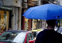 Καιρός αύριο: Τοπικές βροχές σε Ιόνιο, Ήπειρο, Θεσσαλία και Εύβοια – Στους 36 βαθμούς η θερμοκρασία