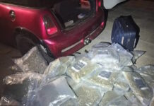 Κινηματογραφική καταδίωξη στην Αγία Παρασκευή – Εντοπίστηκε αυτοκίνητο με 61 κιλά κάνναβης
