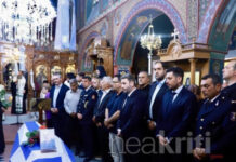 Μανώλης Στρατιδάκης: Σε κλίμα συγκίνησης η κηδεία του 58χρονου πυροσβέστη στο Γερακάρι Αμαρίου