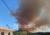 Φωτιά στο Κομπότι Άρτας: Μήνυμα του 112 για εκκένωση – Σηκώθηκαν 3 αεροσκάφη