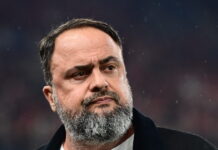 Η ομιλία του Βαγγέλη Μαρινάκη στη Super League: «Πολιτικές πιέσεις και εκβιασμοί από το Μαξίμου – Συνεργάτης της κυβέρνησης ο Αλαφούζος, υπεύθυνος της καμπάνιας του ο Σαββίδης»