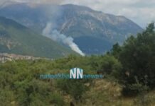 Φωτιά τώρα στο Ανθόφυτο Αιτωλοακαρνανίας, επιχειρούν 6 εναέρια μέσα