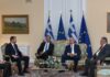 Η δεξίωση στο Προεδρικό Μέγαρο για την 52η επέτειο αποκατάστασης της Δημοκρατίας