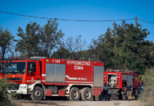 Φωτιά στην Αγιάσο Λέσβου: Ήχησε το 112 για ετοιμότητα
