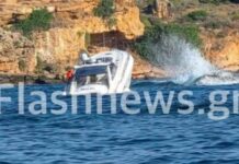 Χανιά: Σκάφος με τουρίστες, έπεσε σε βράχια και βυθίστηκε
