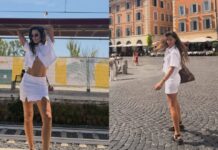 Κατερίνα Παπουτσάκη: Το φωτογραφικό άλμπουμ από το ταξίδι της ηθοποιού στη Ρώμη