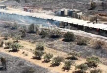 Φωτιά στον Κουβαρά: Καταστράφηκε ολοσχερώς η κτηνοτροφική μονάδα – Βίντεο από drone δείχνει το μέγεθος των ζημιών