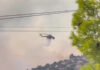 Νέα αναζωπύρωση στο νότιο μέτωπο της πυρκαγιάς: Συναγερμός σε Μέγαρα και Βλυχάδα