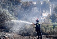 Φωτιά στον Στανό Αιτωλοακαρνανίας – Ρίψεις νερού από ένα αεροπλάνο