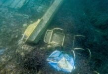 Κέρκυρα: Τεράστια θαλάσσια ρύπανση στην παραλία Ημερολιά – Γεμάτος ξαπλώστρες και ομπρέλες ο βυθός