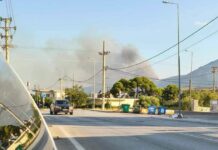 Φωτιά στον Κουβαρά Αττικής – Μήνυμα του 112 για εκκένωση του Αγίου Στυλιανού προς Καλύβια