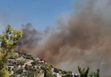 Υπό έλεγχο η φωτιά στον Λουτρόπυργο Αττικής: Μήνυμα 112 για εκκένωση 3 περιοχών προς Νέα Πέραμο