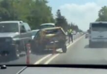 Καραμπόλα στον ΒΟΑΚ γιατί οι οδηγοί χάζευαν άλλο τροχαίο