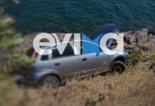 Χαλκίδα: Οδηγός έχασε τον έλεγχο του αυτοκινήτου και έπεσε στα βράχια