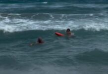 Χανιά: Συγκλονιστικό βίντεο με τη διάσωση γυναίκας σε παραλία – Η μάχη του ναυαγοσώστη με τα μεγάλα κύματα
