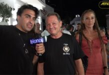 Απόστολος Λύτρας: Η εντυπωσιακή εμφάνιση με τη σύζυγό του, Δώρα Παπαδοπούλου στη Μύκονο