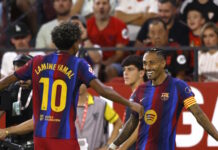 Σεβίλλη – Μπαρτσελόνα 1-3: Οι Καταλανοί έκαναν νέο «περίπατο» με χατ-τρικ του απίστευτου Ραφίνια