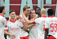 Europa League: Η Μπενφίκα του Παυλίδη «άλωσε» με 2-0 την έδρα της Μίλαν – Τα πρώτα αποτελέσματα και η βαθμολογία στη League Phase