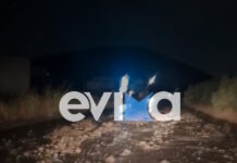 Εφιαλτική νύχτα στην Εύβοια που «κόπηκε» στα δυο από την κακοκαιρία – Πλημμύρισαν σπίτια, ζημιές σε δρόμους