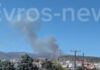 Φωτιά στην Αλεξανδρούπολη κοντά στην Εγνατία: Επιχειρούν εναέρια μέσα