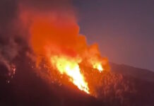 Κόνιτσα: Καλύτερη η εικόνα της φωτιάς στην Τραπεζίτσα – Προς δύο κατευθύνσεις κινείται το μέτωπο
