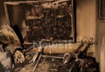 Γαλάτσι: Οχήματα τυλίχτηκαν στις φλόγες σε πυλωτή πολυκατοικίας – Δύο ένοικοι στο νοσοκομείο