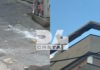 Ηράκλειο: Έπεσαν κομμάτια από μπαλκόνι σε ώρα αιχμής – Φωτογραφίες