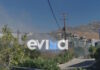 Φωτιά στην Κάρυστο: Μήνυμα του 112 για ετοιμότητα – Σηκώθηκαν 4 αεροσκάφη και 2 ελικόπτερα