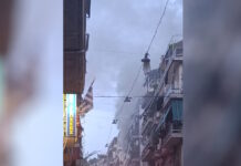 Φωτιά στην Κυψέλη, σε διαμέρισμα στην οδό Πυθίας