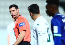 Παναθηναϊκός – Κηφισιά: Ο Ματσούκας ορίστηκε διαιτητής στον εξ’ αναβολής αγώνα της Super League