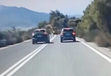 Πεντέλη: Συγκλονιστικό βίντεο από οδηγό να κάνει διπλή προσπέραση πάνω σε στροφή στο βουνό