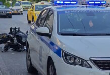 Μποτιλιάρισμα στη Βασιλίσσης Σοφίας μετά το Μέγαρο Μουσικής λόγω τροχαίου με μηχανή