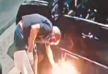Ζωγράφου: Βίντεο ντοκουμέντο από την εμπρηστική επίθεση στο αυτοκίνητο του αντιδημάρχου – Ο δράστης βάζει φωτιά και τρέπεται σε φυγή