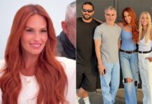Η Σίσσυ Χρηστίδου και η ομάδα της στη φωτογράφιση του Mega για το «Χαμογέλα και πάλι»