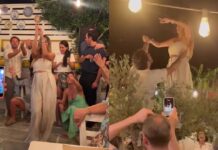 Νατάσα Σκαφίδα: Παντρεύτηκε στην Αντίπαρο η αδελφή της, Μαίρη – Η τελετή και ο χορός της νύφης