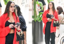 Ρία Ελληνίδου: Με casual στυλ και τσάντα Roberto Cavalli στους δρόμους της Αθήνας