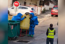 Άγιος Δημήτριος: Δοχείο με ύποπτο υλικό βρέθηκε σε κάδο σκουπιδιών – Μεγάλη επιχείρηση από την ΕΜΑΚ
