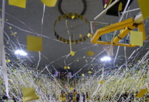 Άρης – Μπούργος: Απίθανη ατμόσφαιρα των φίλων των κιτρίνων και «βροχή» από χαρτάκια στο Αλεξάνδρειο