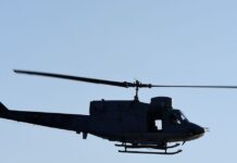 Βαριά προσγείωση στρατιωτικού ελικοπτέρου στην Κάλυμνο