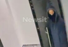 Γλυφάδα: Η στιγμή που ο αξιωματικός του Πολεμικού Ναυτικού εισβάλει στην πολυκατοικία για να βάλει φωτιά στο διαμέρισμα της πρώην συντρόφου του