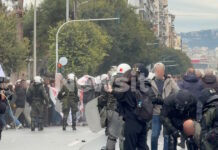 Θεσσαλονίκη: Επεισόδια σε διαμαρτυρία για την ομιλία Κασιδιάρη