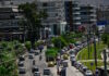 Προβλήματα στην Ποσειδώνος λόγω συσσώρευσης υδάτων, στο ύψος της Λ. Αμφιθέας και της παραλίας Αγίου Κοσμά