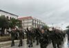 28η Οκτωβρίου: Με συνεχή βροχή και δυνατό άνεμο η στρατιωτική παρέλαση στη Λήμνο