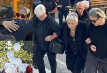 Μνημόσυνο Γιώργου Μαζωνάκη: Με δάκρια στα μάτια η οικογένειά του – Ακούστηκε ξανά το «Ώρες Μικρές» σε όλη τη Νίκαια
